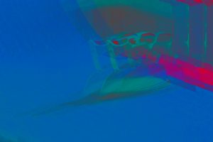 20.07.2020 Manufakturen-Blog-PopArt-Projekt: Bügeleisen, blau - basierend auf einem Foto von Martin Specht in der Produktion der Lauterbacher Hemdenmanufaktur von Campe & Ohff (Grafik: Wigmar Bressel)