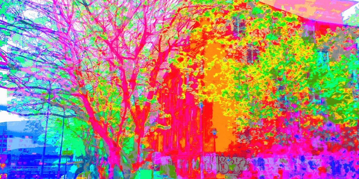 06.06.2021 Manufakturen-Blog-PopArt-Projekt: Direktorenhaus, magenta II - basierend auf einem Foto des 'Direktorenhaus - Museum für Kunst Handwerk Design', Ausstellungsort meines PopArt-Projekts im Jahr 2021 (Foto: Wigmar Bressel)