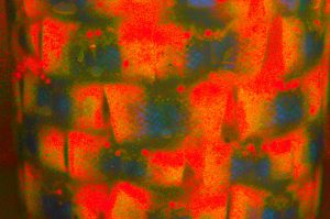 06.02.2020 Manufakturen-Blog-PopArt-Projekt: Rollmops abstrakt, rot - basierend auf einem Foto in der Produktion von Wismar-Fisch in Wismar (Foto: Wigmar Bressel)