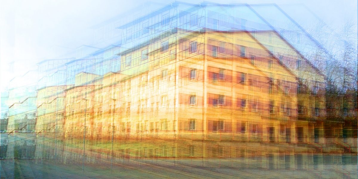 05.01.2023 Manufakturen-Blog-PopArt-Projekt: Weimar-Porzellan V, sandfarben - das Verwaltungsgebäude in Blankenhain (Foto: Wigmar Bressel)