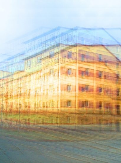 05.01.2023 Manufakturen-Blog-PopArt-Projekt: Weimar-Porzellan V, sandfarben - das Verwaltungsgebäude in Blankenhain (Foto: Wigmar Bressel)