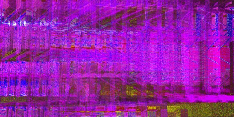 07.07.2022 Manufakturen-Blog-PopArt-Projekt: Hochregallager II, pink - basierend auf einem Foto in der Produktion der Matratzen-Manufaktur Wulff Med Tec in Fedderingen - 'made in Dithmarschen' (Foto: Wigmar Bressel)