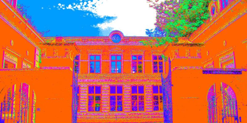 19.12.2020 Manufakturen-Blog-PopArt-Projekt: Koch & Bergfeld Silberwarenmanufaktur, orange - basierend auf einem Foto der im Jahr 1829 in Bremen gegründeten Silberschmiede. (Foto: Wigmar Bressel)
