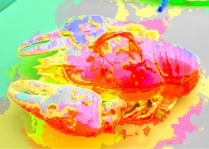 20.09.2023 Manufakturen-Blog-PopArt-Projekt: Pink Lobster I - basierend auf einem Foto einer Menage aus der Porzellanmanufaktur Meissen aus dem 18. Jahrhundert im Grassimuseum in Leipzig (Foto: Wigmar Bressel)