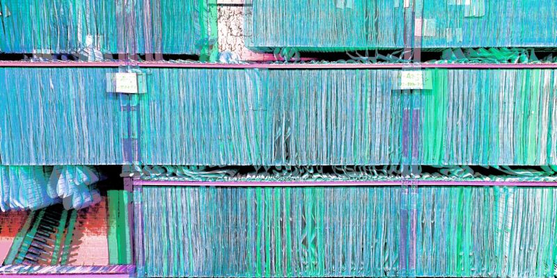 Manufakturen-Blog-PopArt-Projekt: Archiv I, türkis (Foto: Wigmar Bressel)