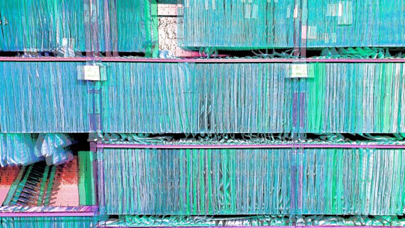 Manufakturen-Blog-PopArt-Projekt: Archiv I, türkis (Foto: Wigmar Bressel)