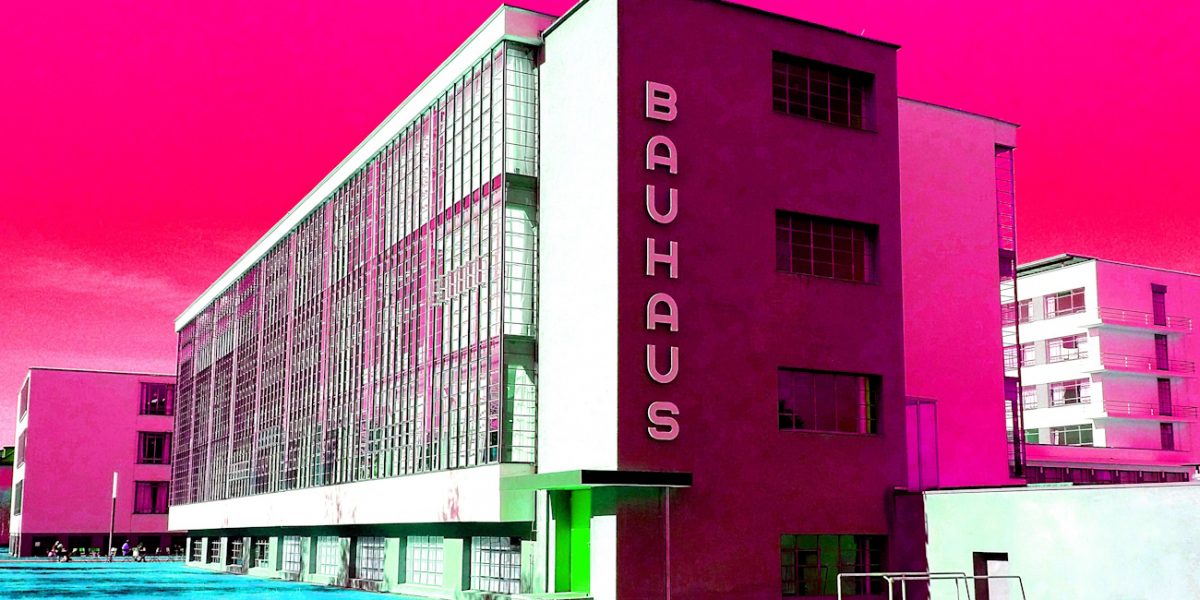 Manufakturen-Blog-PopArt-Projekt: Bauhaus Dessau, magenta (Foto: Wigmar Bressel)