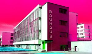 Manufakturen-Blog-PopArt-Projekt: Bauhaus Dessau, magenta (Foto: Wigmar Bressel)