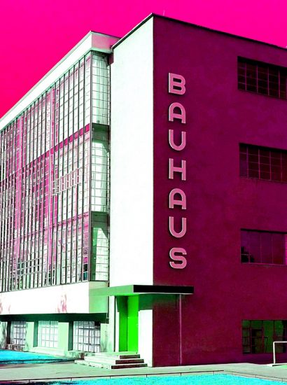 Manufakturen-Blog-PopArt-Projekt: Bauhaus Dessau, magenta (Foto: Wigmar Bressel)