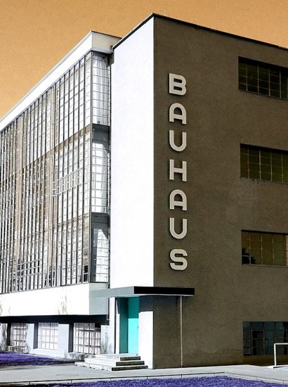 Manufakturen-Blog-PopArt-Projekt: Bauhaus Dessau, ocker (Foto: Wigmar Bressel)