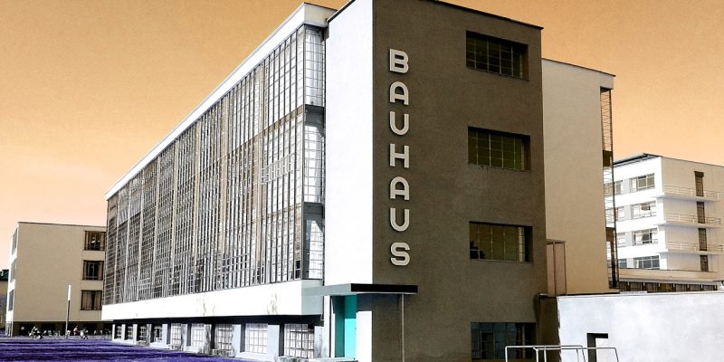 Manufakturen-Blog-PopArt-Projekt: Bauhaus Dessau, ocker (Foto: Wigmar Bressel)
