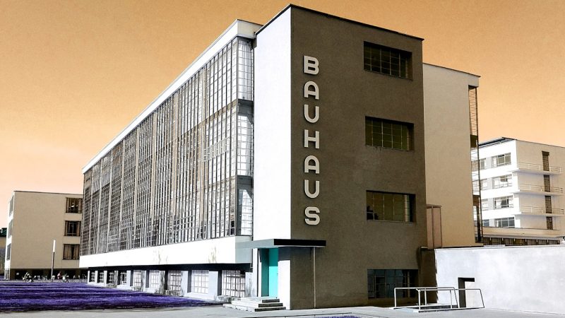 Manufakturen-Blog-PopArt-Projekt: Bauhaus Dessau, ocker (Foto: Wigmar Bressel)