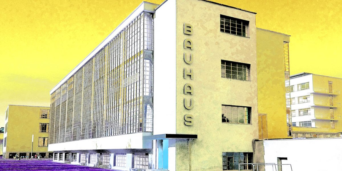 Manufakturen-Blog-PopArt-Projekt: Bauhaus Dessau, gelb (Foto: Wigmar Bressel)