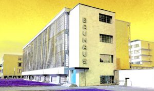 Manufakturen-Blog-PopArt-Projekt: Bauhaus Dessau, gelb (Foto: Wigmar Bressel)