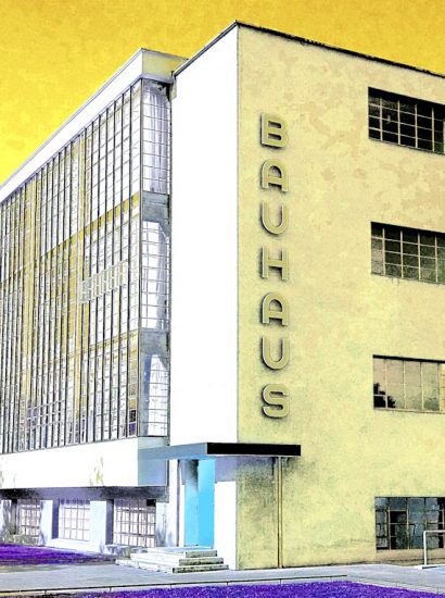 Manufakturen-Blog-PopArt-Projekt: Bauhaus Dessau, gelb (Foto: Wigmar Bressel)