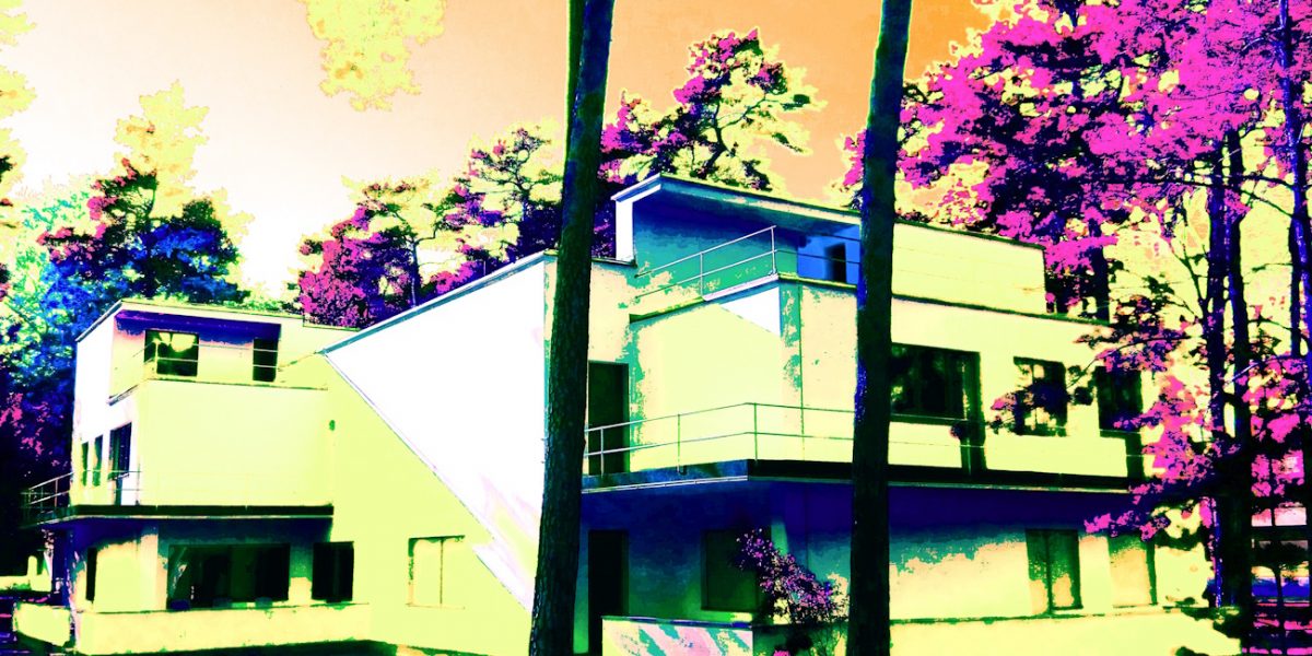 Manufakturen-Blog-PopArt-Projekt: Meisterhaus Kandinsky/Klee, gelb (Foto: Wigmar Bressel) Bauhaus Dessau-Roßlau Architekt Walter Gropius