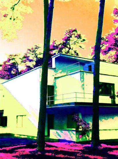 Manufakturen-Blog-PopArt-Projekt: Meisterhaus Kandinsky/Klee, gelb (Foto: Wigmar Bressel) Bauhaus Dessau-Roßlau Architekt Walter Gropius