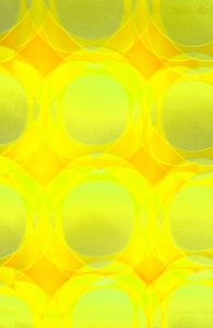 Manufakturen-Blog-PopArt-Projekt: Schalen (Fahnen), gelb (Foto: Wigmar Bressel) - basierend auf einem Foto von Porzellanschalen während der Produktion in der Werkstatt der Independent-Keramikerin Claudia Schoemig in der Raumerstraße 35 in Berlin