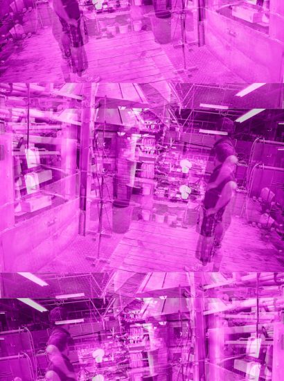 Manufakturen-Blog-PopArt-Projekt: Mitarbeiter IV, amethyst (Foto: Wigmar Bressel) In der Dorotheenhütte Wolfach am Glasofen