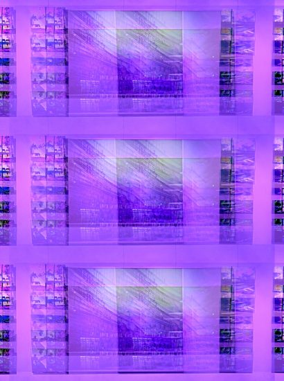 Manufakturen-Blog-PopArt-Projekt: Ausstellung V, lila (Foto: Wigmar Bressel) Kunstverein Eisenhütte Augustfehn Ammerland