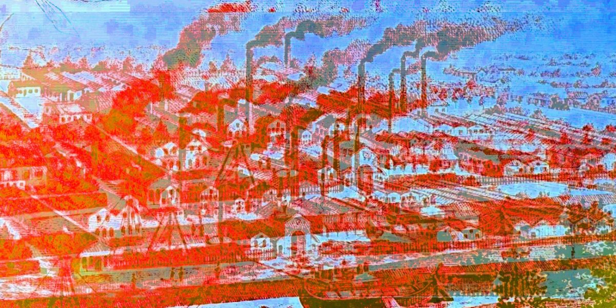 Manufakturen-Blog-PopArt-Projekt: Eisenhütte Augustfehn II, rot (Foto: Wigmar Bressel)