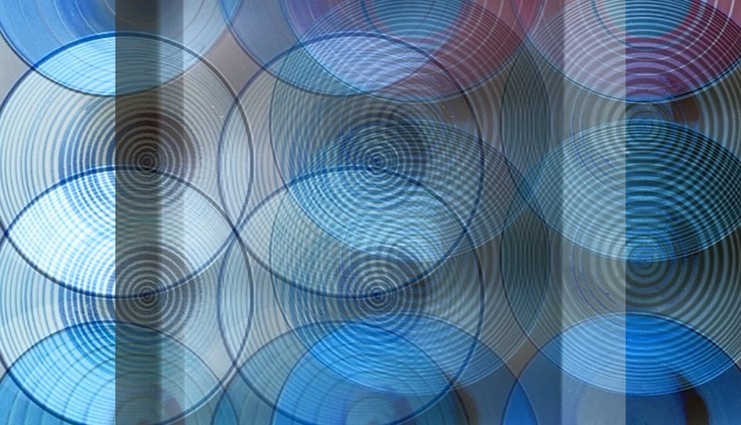 Manufakturen-Blog-PopArt-Projekt: Schalen III, blau (Wigmar Bressel) - basierend auf einem Foto in der Werkstatt der Independent-Keramikerin Frauke Alber in Bremen