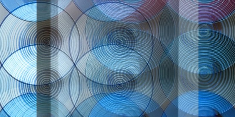 Manufakturen-Blog-PopArt-Projekt: Schalen III, blau (Wigmar Bressel) - basierend auf einem Foto in der Werkstatt der Independent-Keramikerin Frauke Alber in Bremen