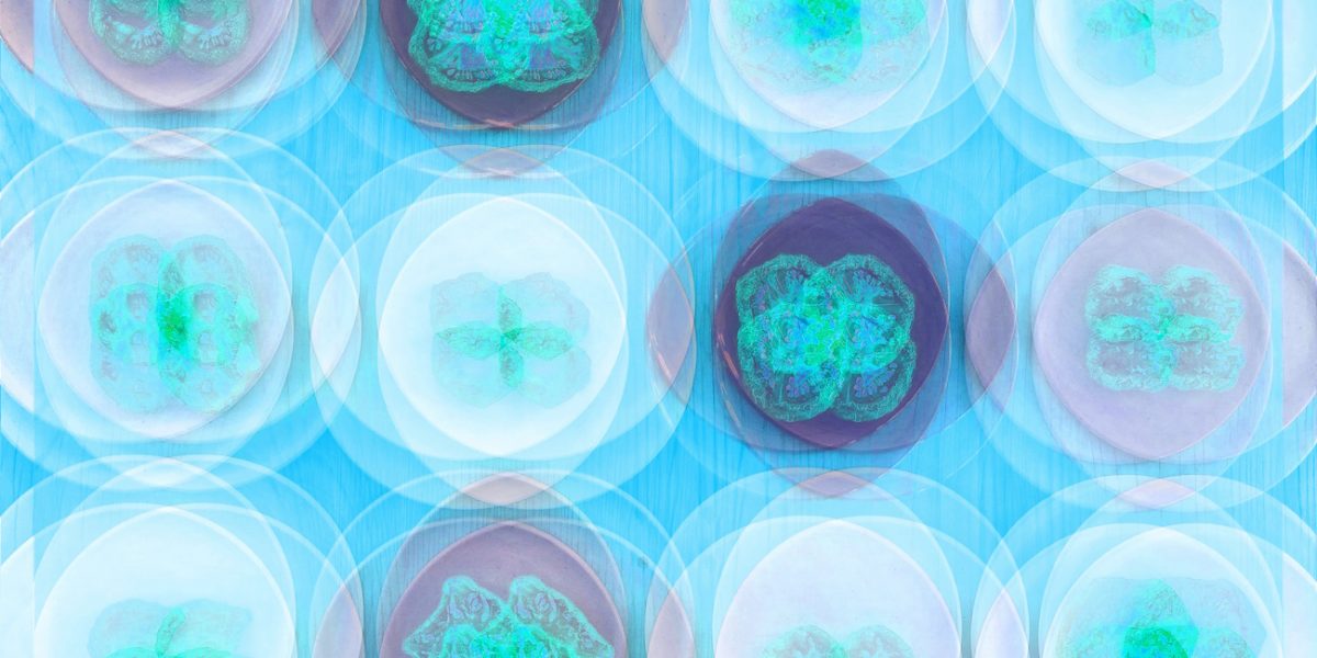 Manufakturen-Blog-PopArt-Projekt: Teller VII (Fahnen), quer hellblau (Foto: Wigmar Bressel) - basierend auf einem Foto von Kathrin Ritzi-Schaufelberger von Tellern des eidgenössischen Ritziporzellan aus Kradolf