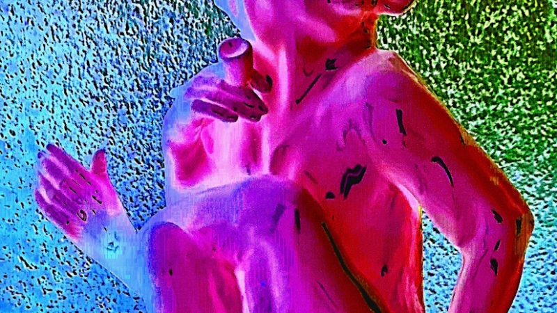 Manufakturen-Blog-PopArt-Projekt: Skulptur VII, pink / blau (Foto: Wigmar Bressel)