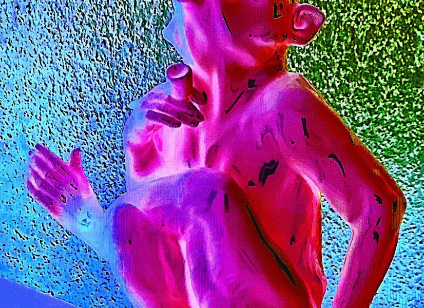 Manufakturen-Blog-PopArt-Projekt: Skulptur VII, pink / blau (Foto: Wigmar Bressel)