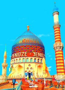 Manufakturen-Blog-PopArt-Projekt: Sozialraum I, sandblau (Foto: Wigmar Bressel)