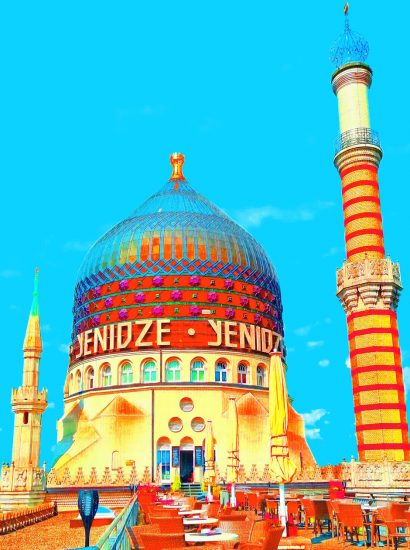 Manufakturen-Blog-PopArt-Projekt: Sozialraum I, sandblau (Foto: Wigmar Bressel)