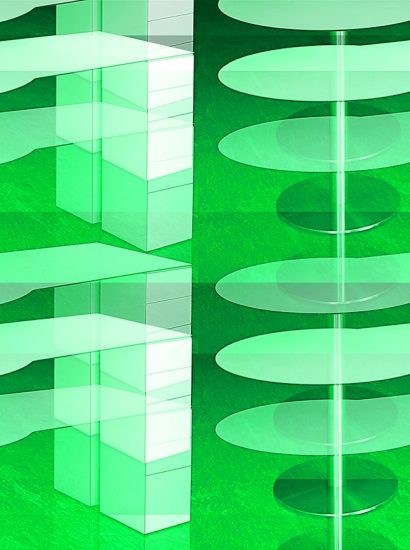 Manufakturen-Blog-PopArt-Projekt: Schreibtisch I, grün (Foto: Wigmar Bressel)