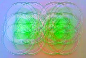 Manufakturen-Blog-PopArt-Projekt: Gläser VI, neongrün (Foto: Wigmar Bressel) - basierend auf einem Foto von 'Goethes Wasserglas' aus seinem Wohnhaus am Frauenplan in Weimar; dort stand es in einer Vitrine - vermutlich hatte er es von einer Reise nach Böhmen um das Jahr 1815 mitgebracht. Diese Gläser wurden als sog. 'Waldglas' von der Elias-Farbglashütte in Laucha nachgefertigt. Sie stehen auf silbernen Gläsertellern aus der Korpuswerkstatt von Koch & Bergfeld aus Bremen.