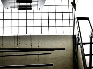 Manufakturen-Blog-PopArt-Projekt: Labor I, bronze (Foto: Wigmar Bressel) - basierend auf einem Foto in der Produktion der GKS Leuchtenmanufaktur Gebr. Knapstein im sauerländischen Sundern