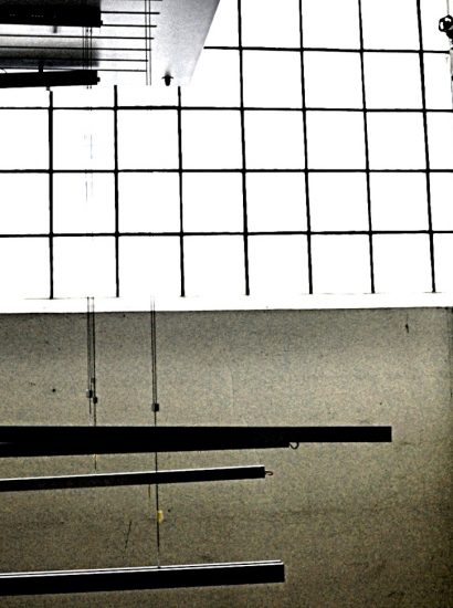 Manufakturen-Blog-PopArt-Projekt: Labor I, bronze (Foto: Wigmar Bressel) - basierend auf einem Foto in der Produktion der GKS Leuchtenmanufaktur Gebr. Knapstein im sauerländischen Sundern