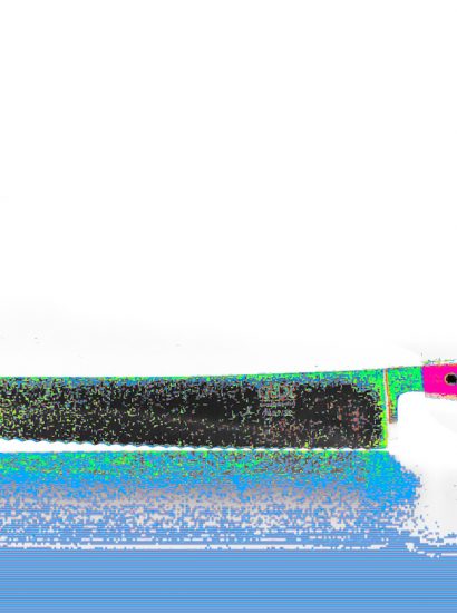 Manufakturen-Blog-PopArt-Projekt: Brotmesser II, pink (Foto: Wigmar Bressel) - basierend auf einem Foto der Solinger Messerschmiede Güde