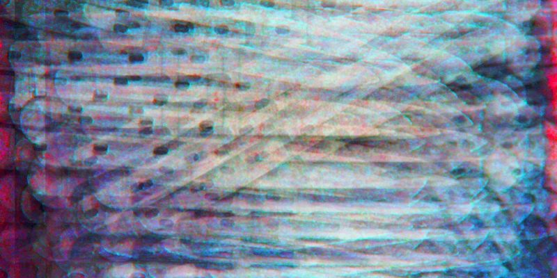 Manufakturen-Blog-PopArt-Projekt: Rohlinge, blau I (Foto: Wigmar Bressel) - basierend auf einem Foto in der Produktion der Solinger Messerschmiede Güde