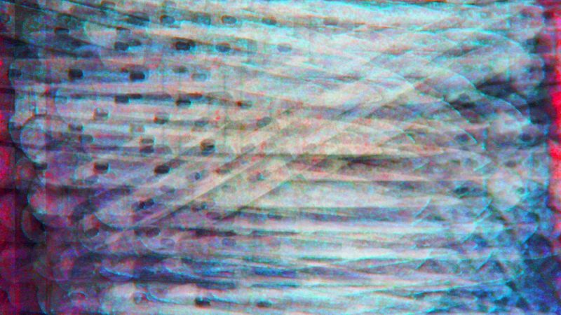 Manufakturen-Blog-PopArt-Projekt: Rohlinge, blau I (Foto: Wigmar Bressel) - basierend auf einem Foto in der Produktion der Solinger Messerschmiede Güde