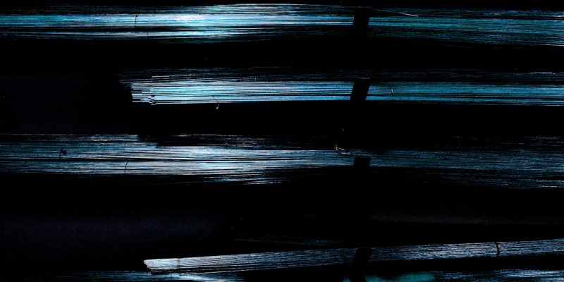 Manufakturen-Blog-PopArt-Projekt: Kupferdraht II, eisblau (Foto: Wigmar Bressel) - basierend auf einem Foto im Zuschnitt bei Urban Lampenschirme in Arnsberg