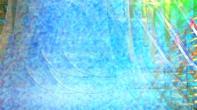 Manufakturen-Blog-PopArt-Projekt: Glocken I, hellblau (Foto: Wigmar Bressel) - basierend auf einem Foto der Hauptglocke des Europa-Carillons aus der Karlsruher Glocken- und Kunstgießerrei (heute: Glockengießerei Bachert) im Roten Turm in Halle an der Saale während der Aufnahme für das Audio-Logo des Manufakturen-Blogs