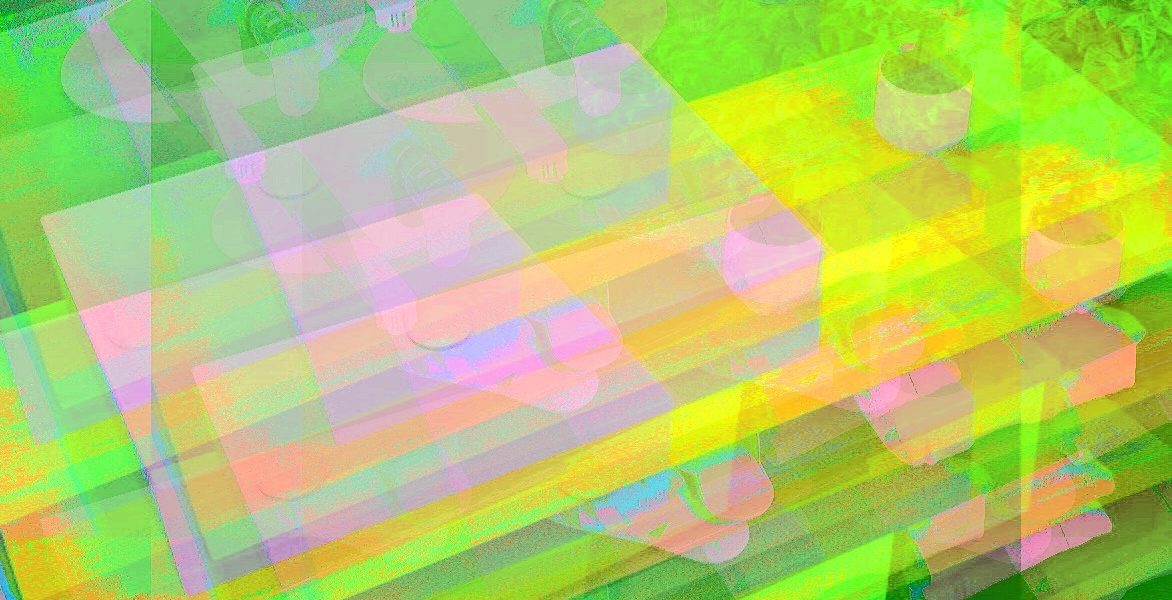 Manufakturen-Blog-PopArt-Projekt: Badezimmer II, grün (Foto: Wigmar Bressel) - basierend auf einem Foto aus der Möbelmanufaktur Diedrichs Creativ-Bad in Hallenberg