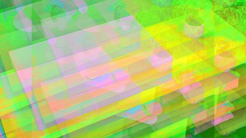 Manufakturen-Blog-PopArt-Projekt: Badezimmer II, grün (Foto: Wigmar Bressel) - basierend auf einem Foto aus der Möbelmanufaktur Diedrichs Creativ-Bad in Hallenberg