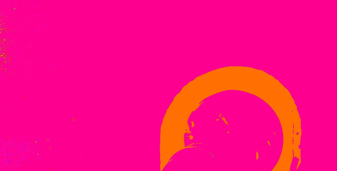 Manufakturen-Blog-PopArt-Projekt: Glasofen II, pink (Foto: Wigmar Bressel) - basierend auf einem Foto am Brennofen der Glasmanufaktur Dorotheenhütte in Wolfach im Schwarzwald - beim Glasmachen