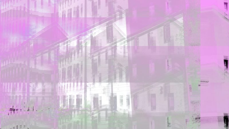 Manufakturen-Blog-PopArt-Projekt: Porzellanmanufaktur Dibbern IIa, rosa (Foto: Wigmar Bressel) - basierend auf einem Foto vom Werk in Hohenberg an der Eger