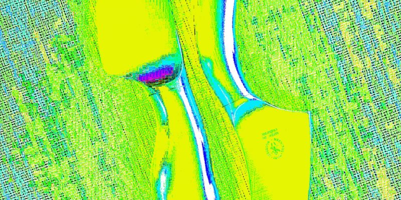 Manufakturen-Blog-PopArt-Projekt: Messer, zitronengelb (Foto: Wigmar Bressel) - basierend auf einem Foto von Käsemessern unter der historischen Marke 'Pott' produziert von Mono in Mettmann