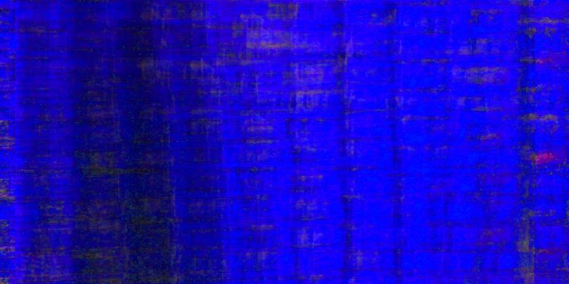 Manufakturen-Blog-PopArt-Projekt: Arbeitsbretter III, blau (Foto: Wigmar Bressel) - basierend auf einem Foto in der Produktion der Medaillen- und Manschettenknopf-Manufaktur Deumer in Lüdenscheid