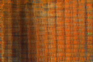 Manufakturen-Blog-PopArt-Projekt: Arbeitsbretter III, orange (Foto: Wigmar Bressel) - basierend auf einem Foto in der Produktion der Medaillen- und Manschettenknopf-Manufaktur Deumer in Lüdenscheid