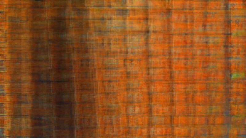 Manufakturen-Blog-PopArt-Projekt: Arbeitsbretter III, orange (Foto: Wigmar Bressel) - basierend auf einem Foto in der Produktion der Medaillen- und Manschettenknopf-Manufaktur Deumer in Lüdenscheid