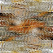 Manufakturen-Blog-PopArt-Projekt: Lorbeerkranz II, golden (Foto: Wigmar Bressel) - basierend auf einem Foto in der Prägerei in der Produktion der Medaillen- und Manschettenknopf-Manufaktur Deumer in Lüdenscheid